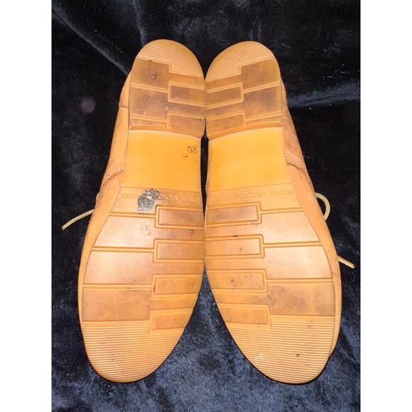 VINTAGE 80's SPERRY TOPSIDER LEATHER ANKLE BOOT BOAT SHOE MOCCASINS 7.5 - Picture 5 of 6